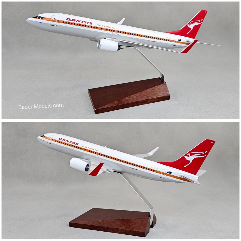 Qantas - B737-800 (1970's) - (1:100)